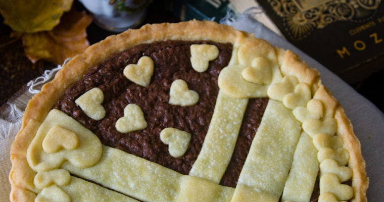 CROSTATA CON CREMA FRANGIPANE AL CIOCCOLATO