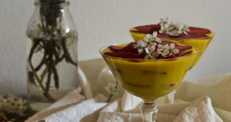 CREMA ALLO ZABAIONE CON FRAGOLE