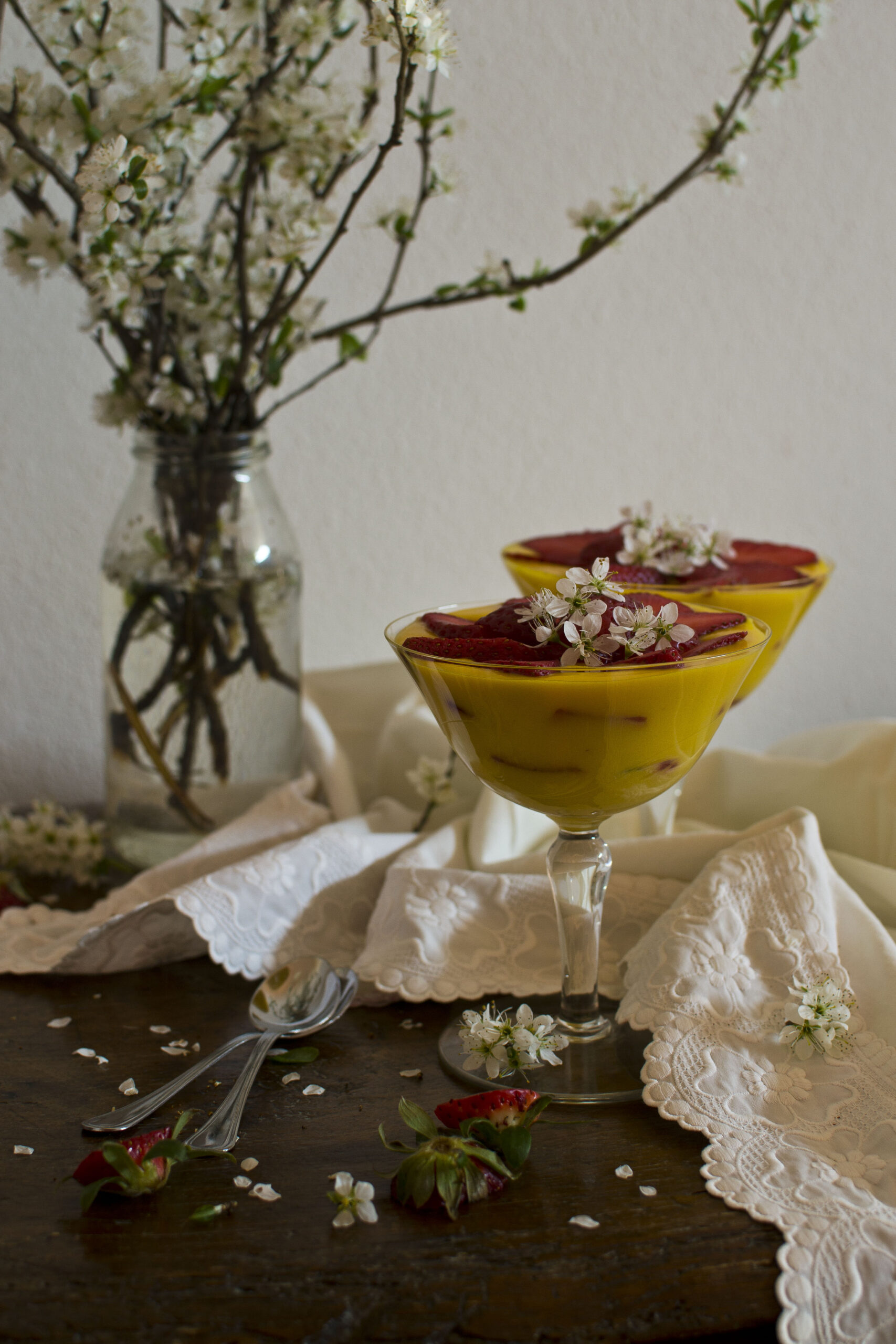 CREMA ALLO ZABAIONE CON FRAGOLE