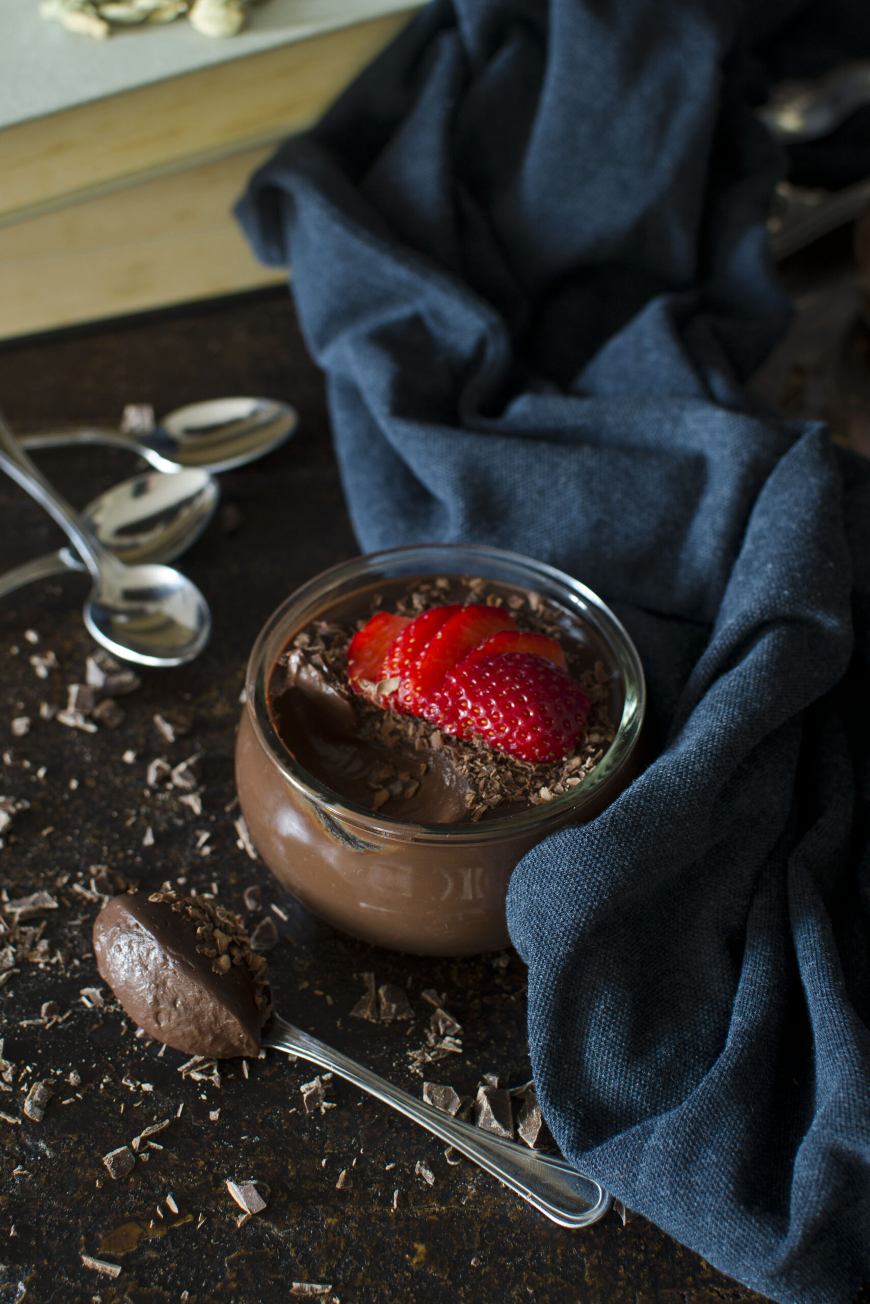 BUDINO AL CIOCCOLATO E CARDAMOMO