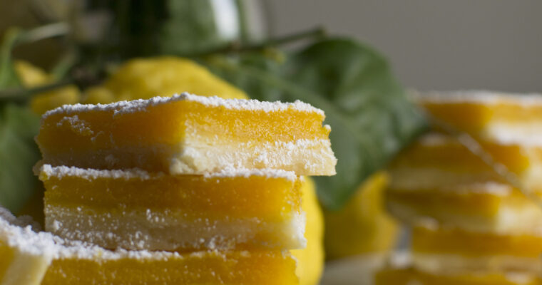 LEMON BARS – BARRETTE DI LIMONE