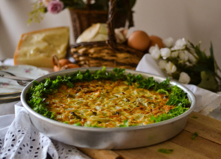 FRITTATA DI CIPOLLE E FINOCCHI