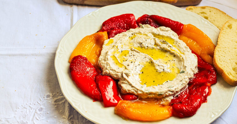 PEPERONI ARROSTITI CON CREMA FRESCA AL TONNO